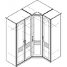 Лючия Шкаф угловой (2+угл.+1) (двери правые, ограничитель)